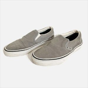 Vans Off the Wall Original Slip On Low Top Checkerboard Suede Leather Sneakers